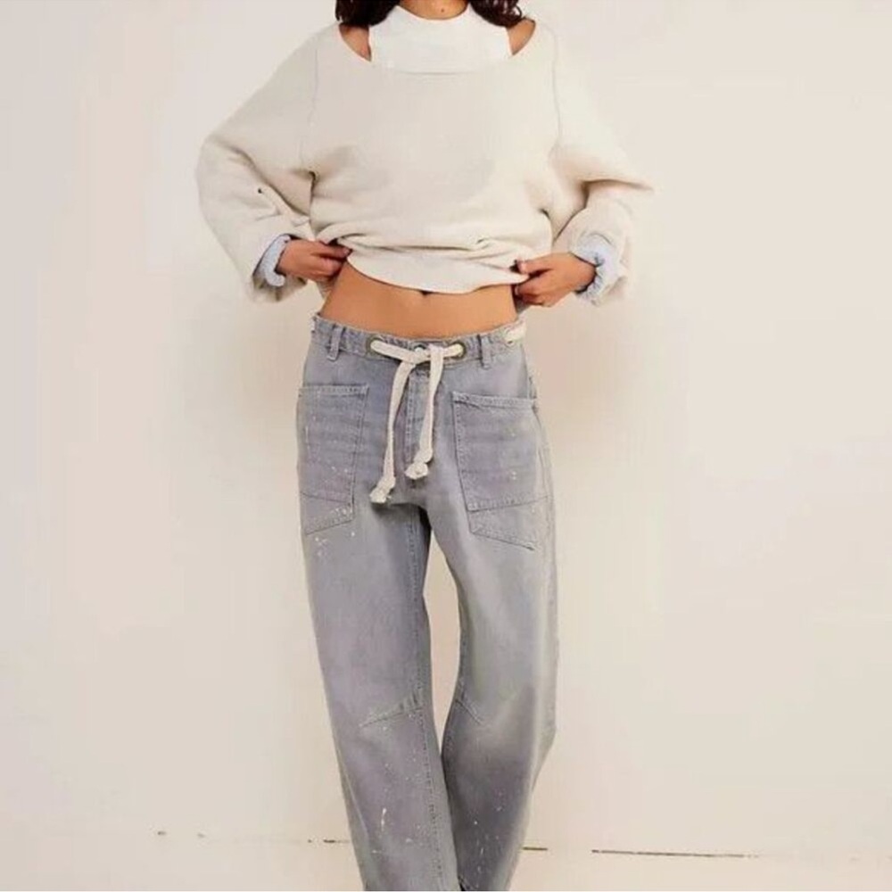 Free People We the Free Moxie Barrel Jeans